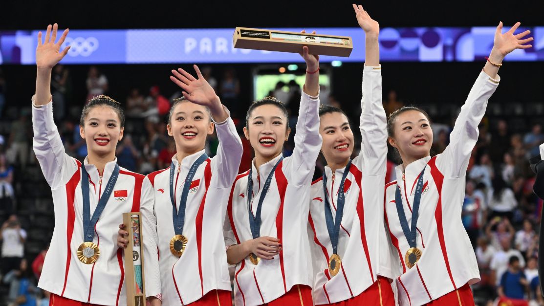 Ginástica Rítmica: China surpreende e conquista ouro inédito em Paris