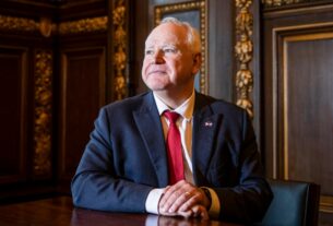 Harris escolhe o governador de Minnesota, Tim Walz, como companheiro de chapa