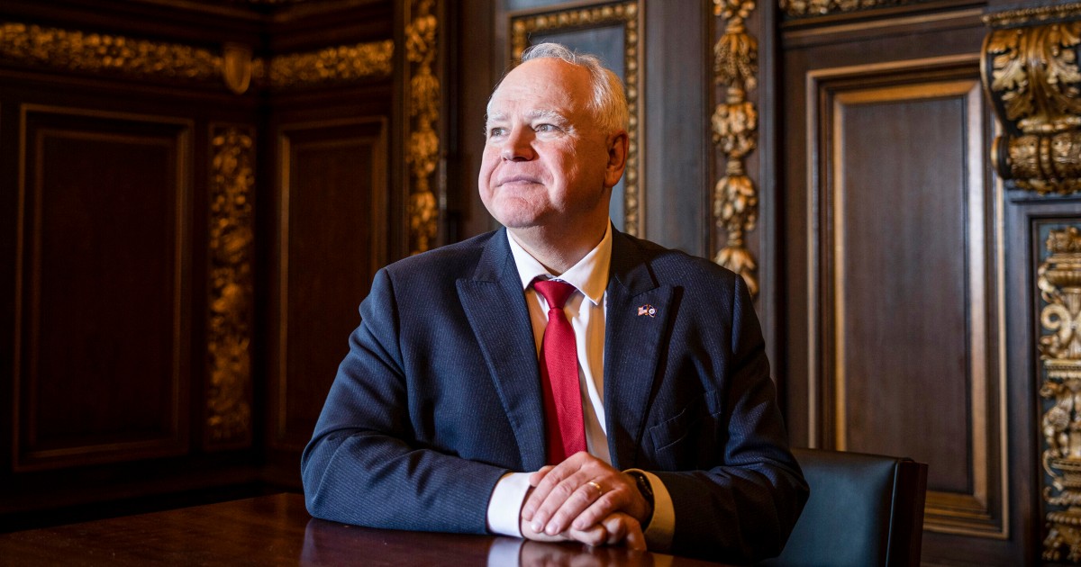 Harris escolhe o governador de Minnesota, Tim Walz, como companheiro de chapa