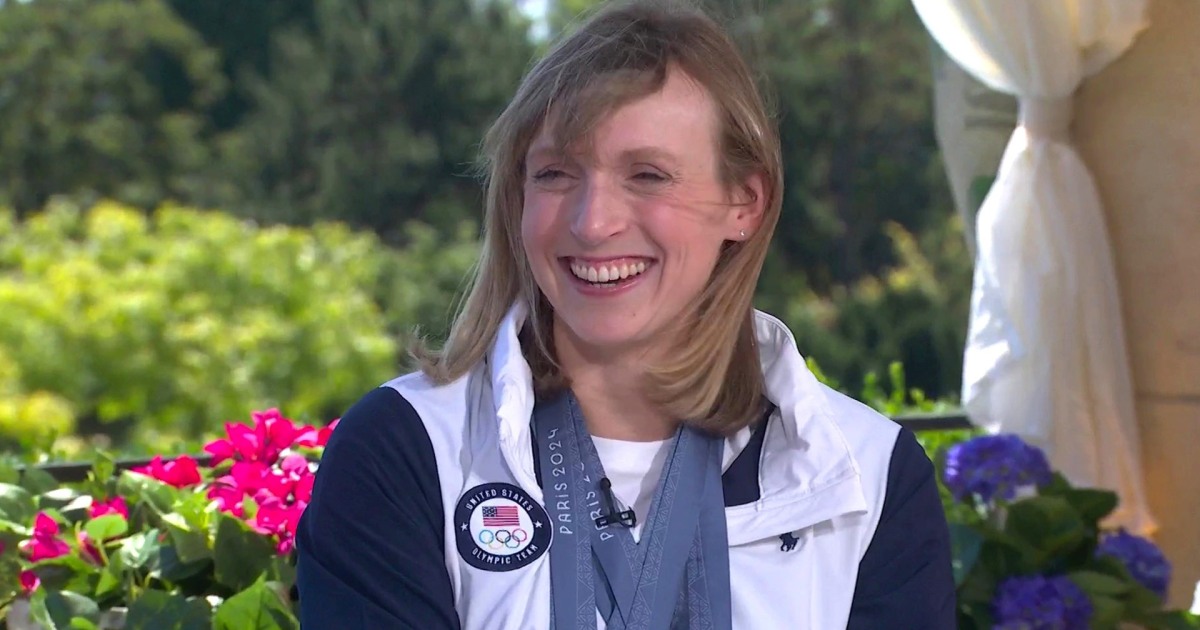 Katie Ledecky fala com o TODAY sobre vitórias históricas nas Olimpíadas de 2024