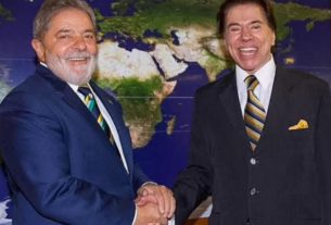 Lula e Silvio Santos (Reprodução)