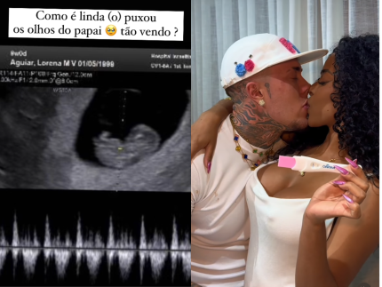 MC Daniel se derrete com ultrassom de filho com Lorena: “Puxou os olhos do papai”