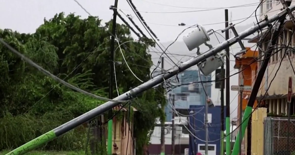 Milhares de pessoas ficam sem energia após furacão Ernesto atingir Porto Rico