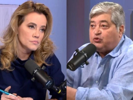 Natuza Nery se desentende com Datena ao vivo em sabatina: “O senhor não me deixa falar”