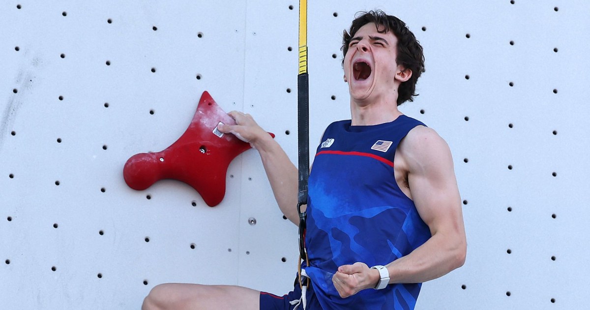 O americano Sam Watson quebra o recorde mundial de escalada de velocidade