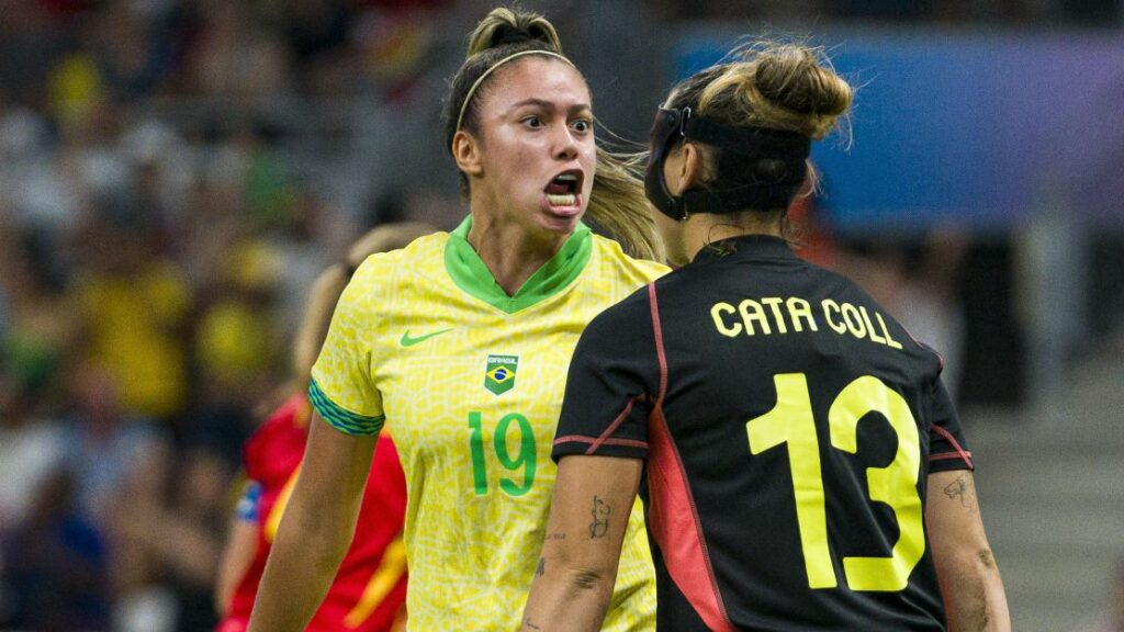 Olimpíada: Brasil atropela campeã mundial Espanha e vai à final do futebol feminino