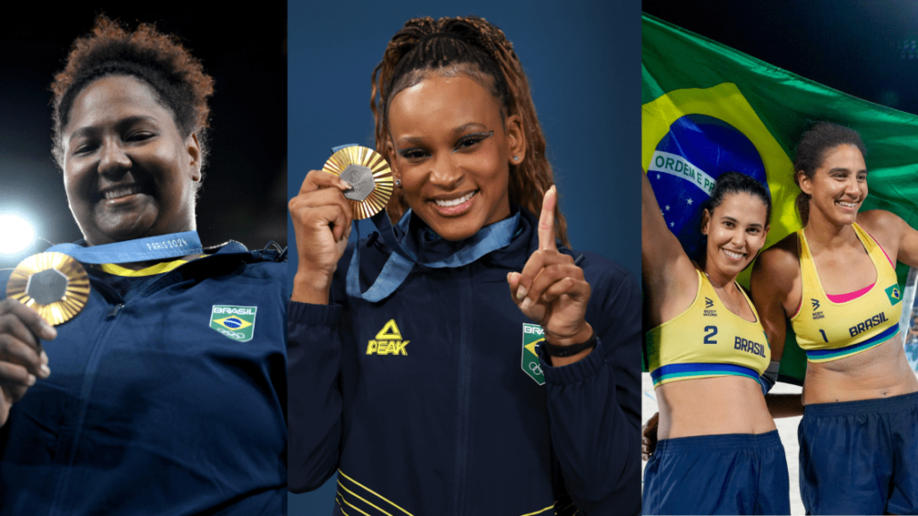 Olimpíadas: Mulheres conquistam mais medalhas para o Brasil pela 1ª vez