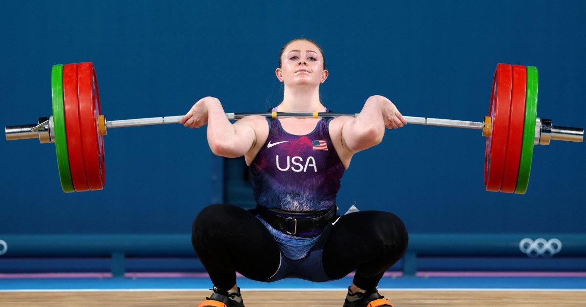 Olivia Reeves ganha ouro histórico no levantamento de peso nos EUA