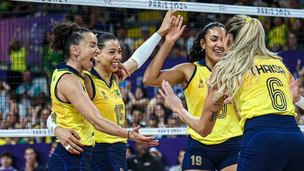 Paris 2024: Brasil vence Japão no vôlei feminino e se classifica às quartas