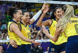 Paris 2024: Brasil vence Japão no vôlei feminino e se classifica às quartas