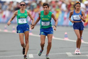 Paris 2024: Caio Bonfim e Viviane Lyra terminam em 7º na marcha atlética