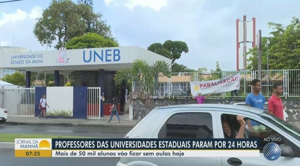 Professores das universidades estaduais da Bahia rejeitam proposta salarial e paralisam atividades nesta segunda-feira