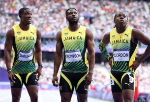 Programa de velocidade jamaicano começa mal, já que 4x100 masculino não consegue avançar