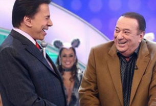 Raul Gil se emociona ao relembrar amizade com Silvio Santos e declara: “Ele não morreu”