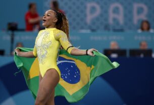 Rebeca Andrade entra no top 5 de atletas históricos do Brasil em Olimpíadas