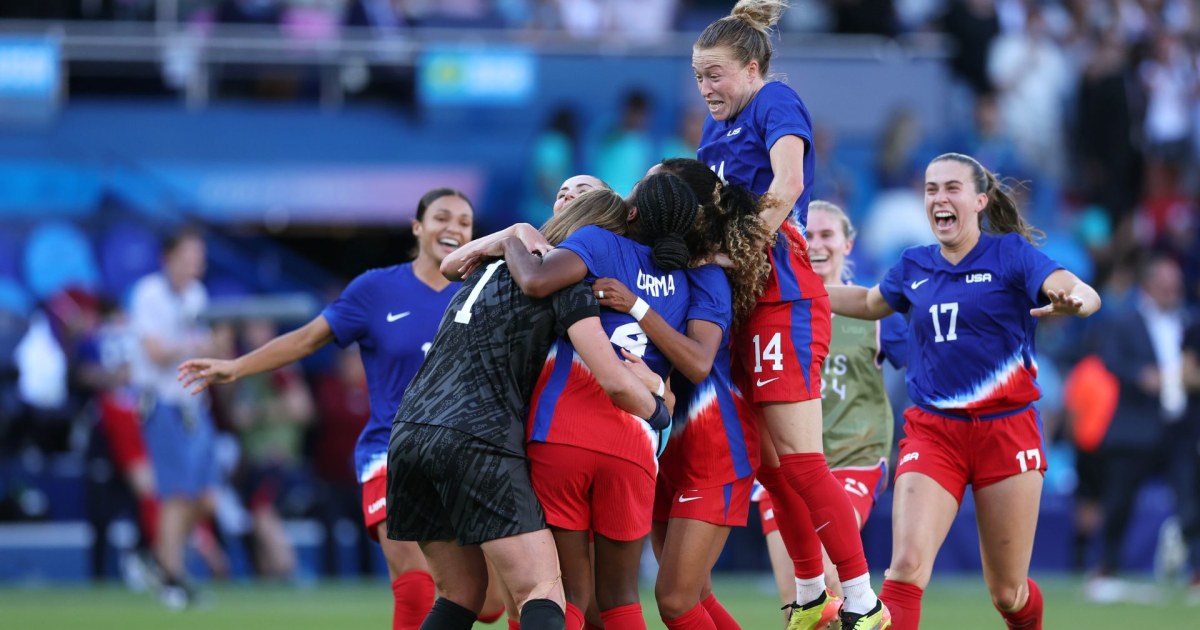 Seleção Feminina dos EUA ganha medalha de ouro após vitória por 1 a 0 sobre o Brasil nas Olimpíadas de Paris 2024