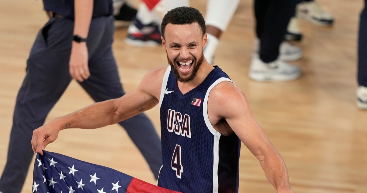 Steph Curry lidera a equipe dos EUA para a quinta medalha de ouro consecutiva no basquete masculino