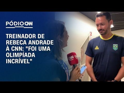 Técnico de Rebeca Andrade celebra ouro histórico em Paris 2024