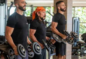 Treino em família: Bell Marques, Pipo e Rafa malham juntos e registram tudo. Veja!