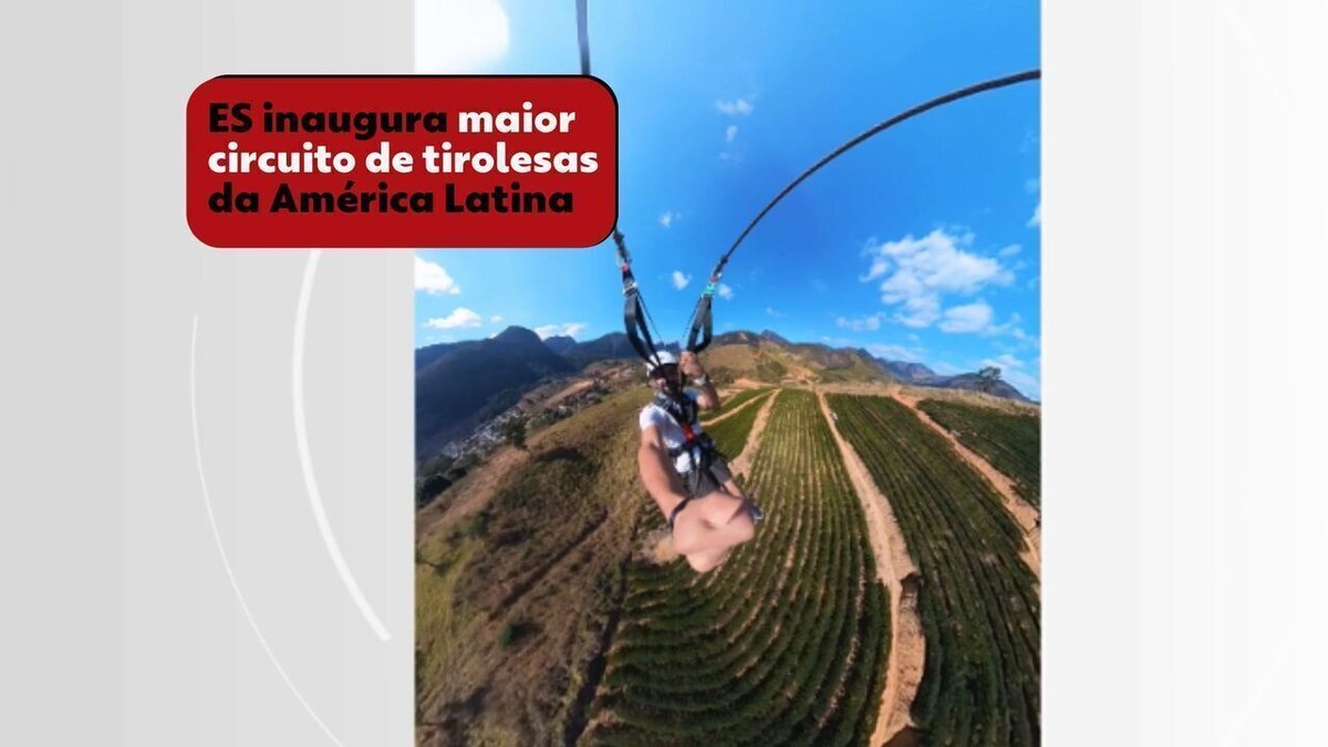 VÍDEO: Conheça o maior circuito de tirolesas da América Latina que chega a 400m de altura e até 120 km/h no ES | Norte e Noroeste - ES