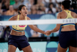 Vôlei de praia: Duda e Ana Patrícia vencem com tranquilidade e avançam para quartas