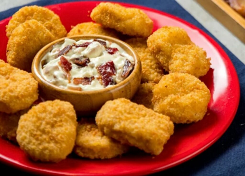 Nuggets com Maionese de Bacon