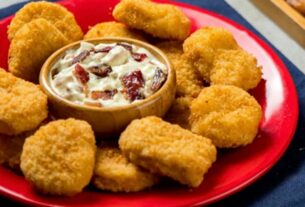 Nuggets com Maionese de Bacon