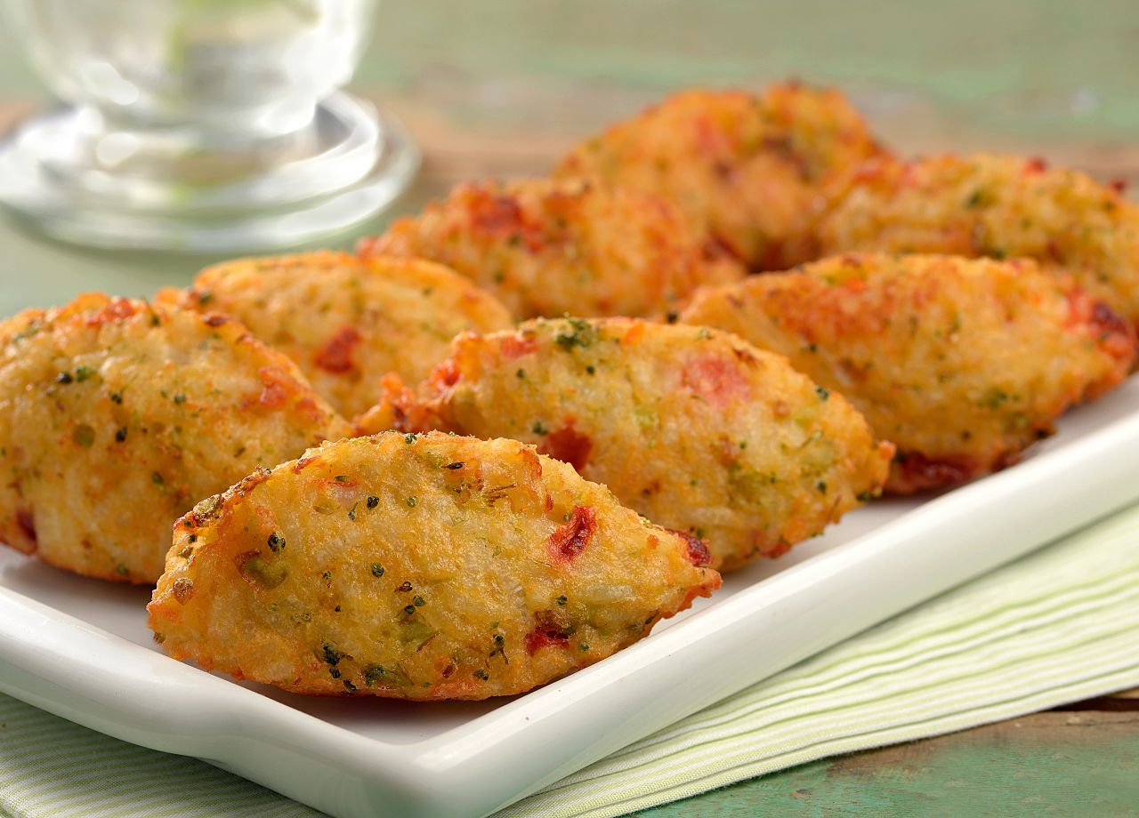 Bolinho de Arroz com Legumes