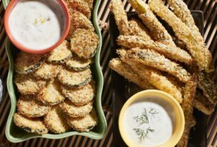 Chips de Abobrinha com Panko e Parmesão