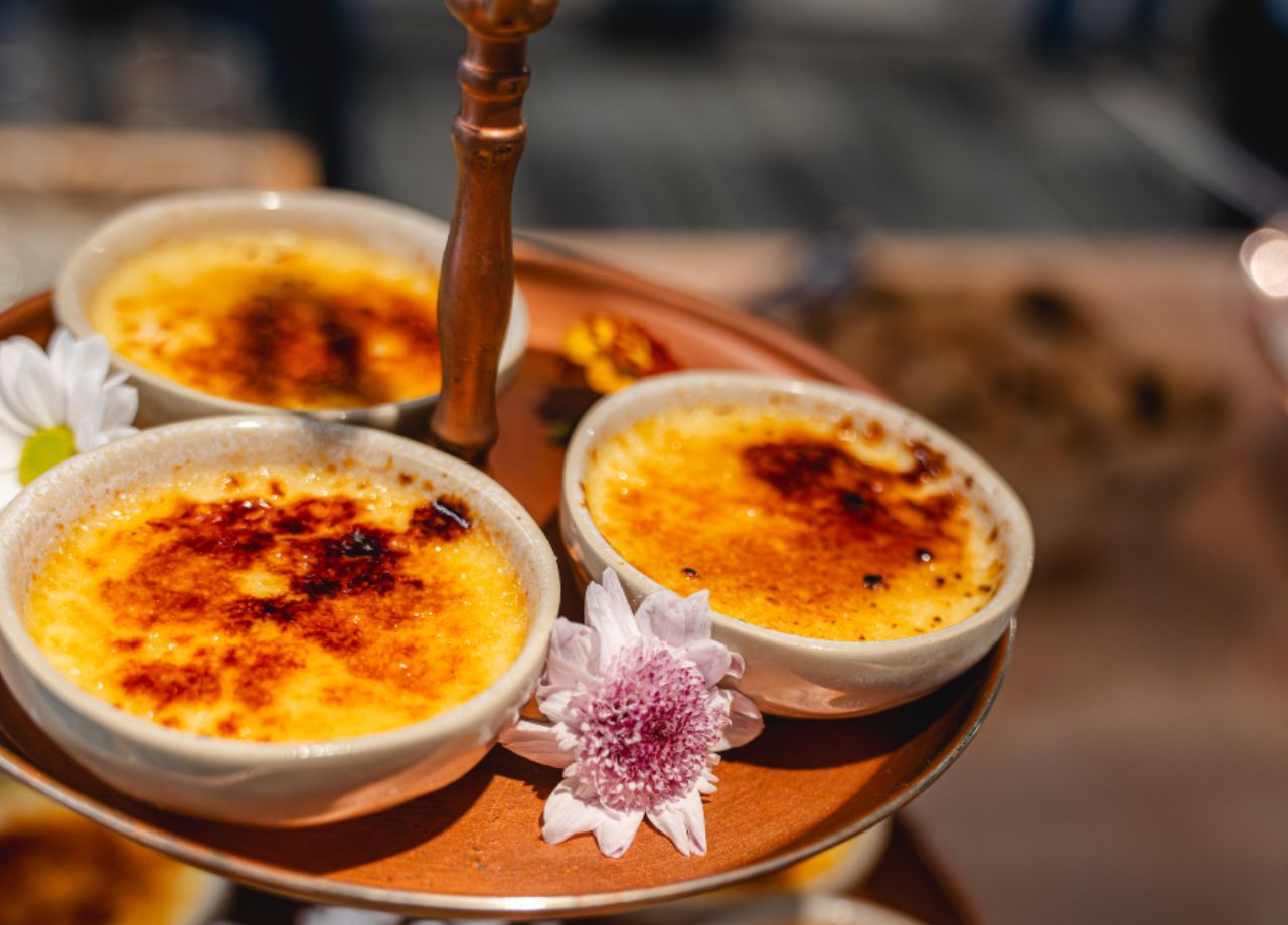 Creme Brulée de limão siciliano