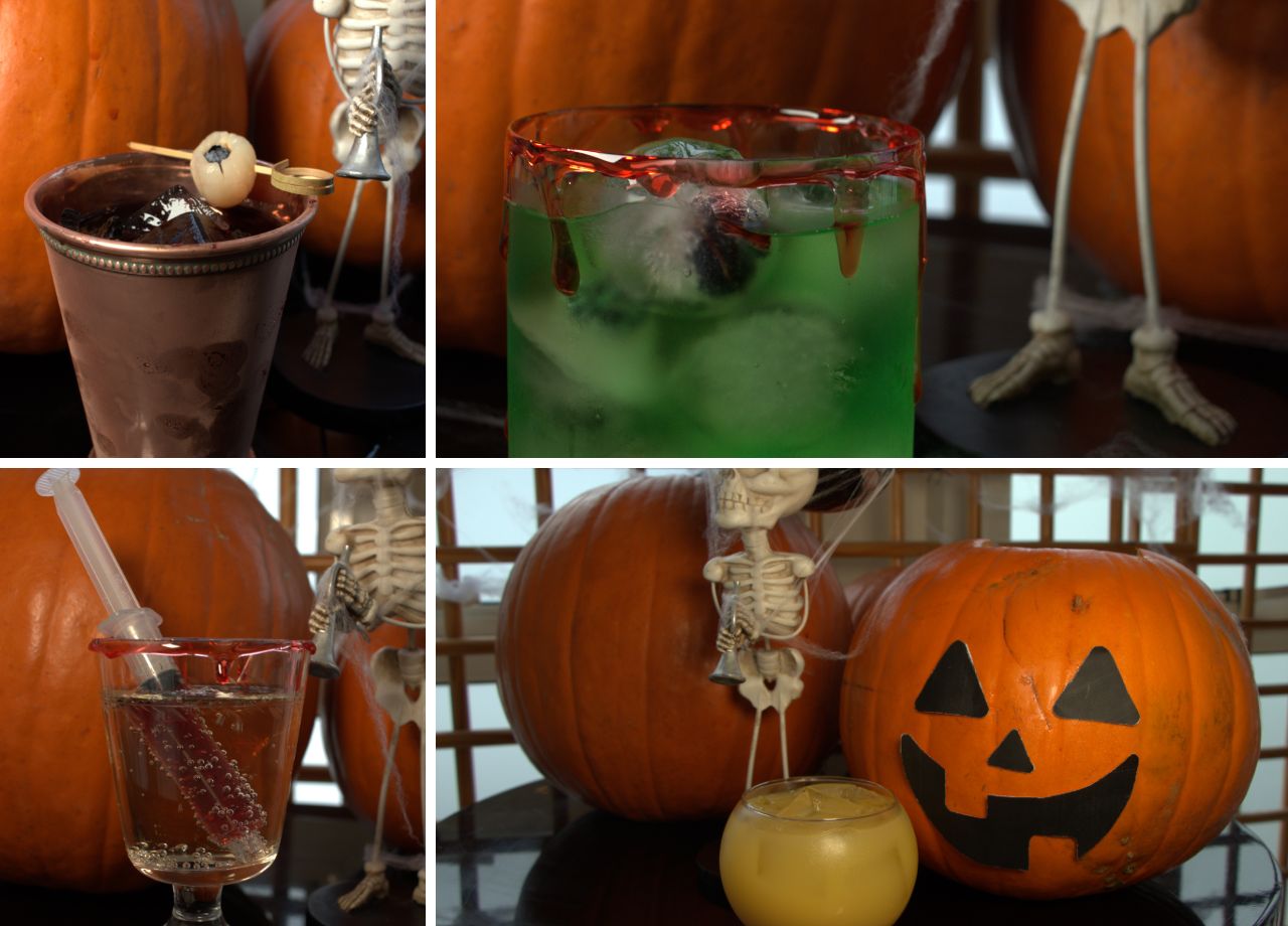 Transforme seu Halloween com drinks horripilantes