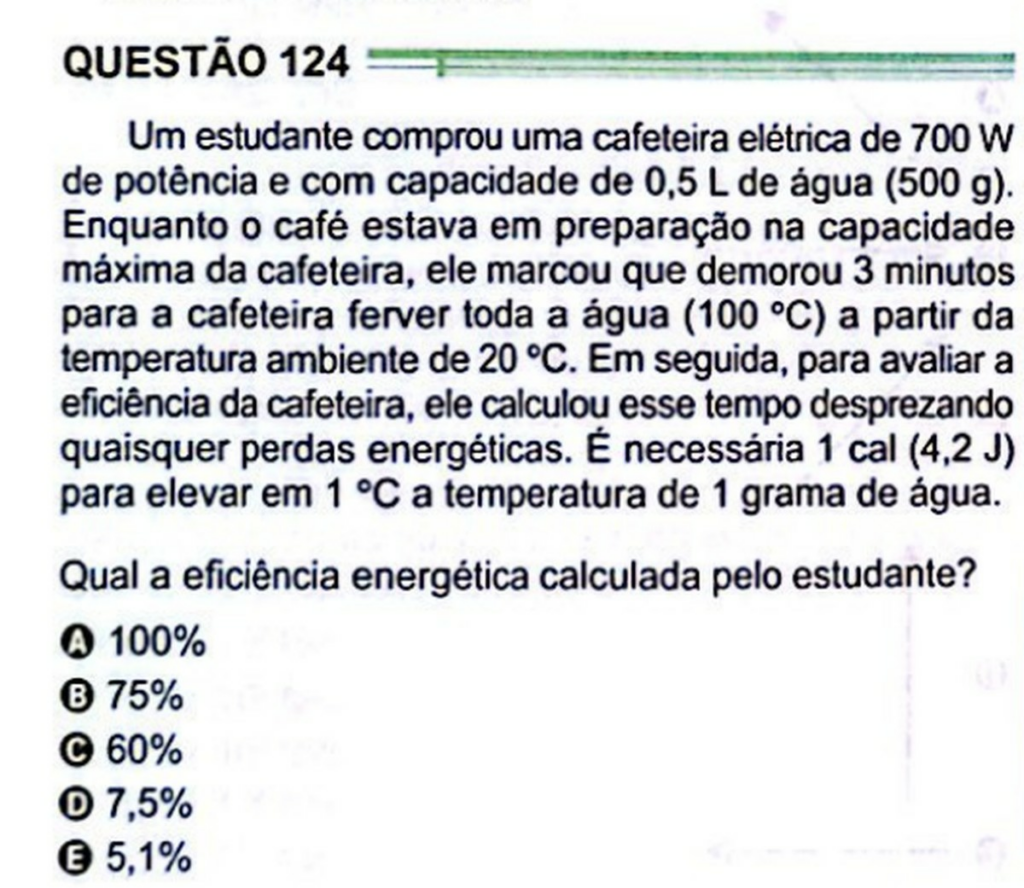 Enem 2024: questão de física deve ser anulada por falta de resposta correta, dizem professores | Enem 2024