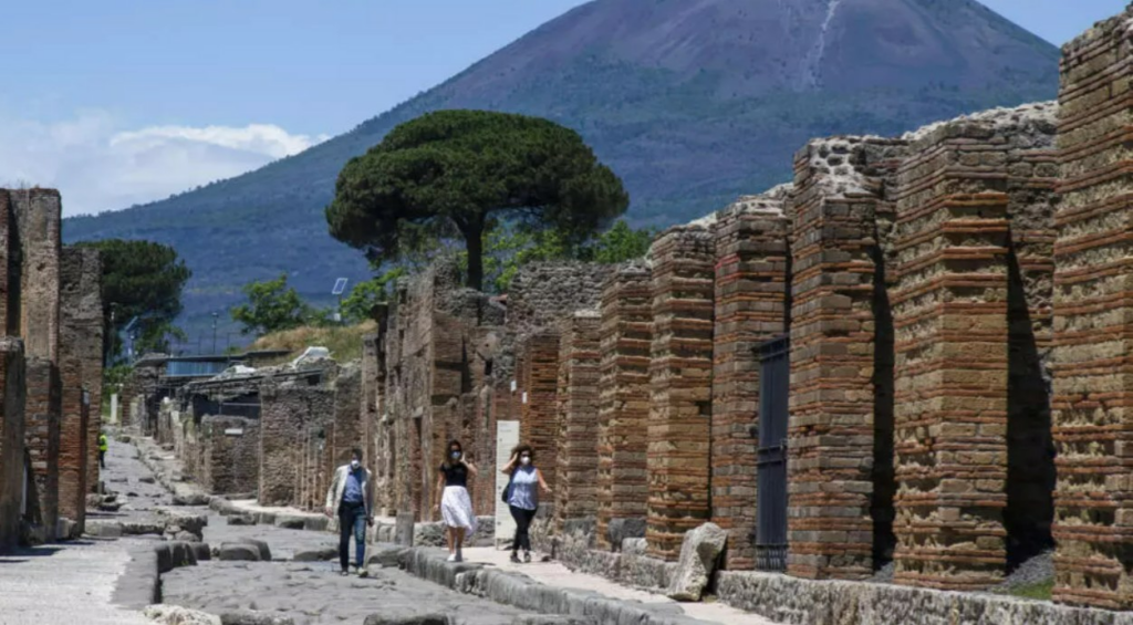 Sítio arqueológico de Pompeia, estabelece limite para visitantes por dia