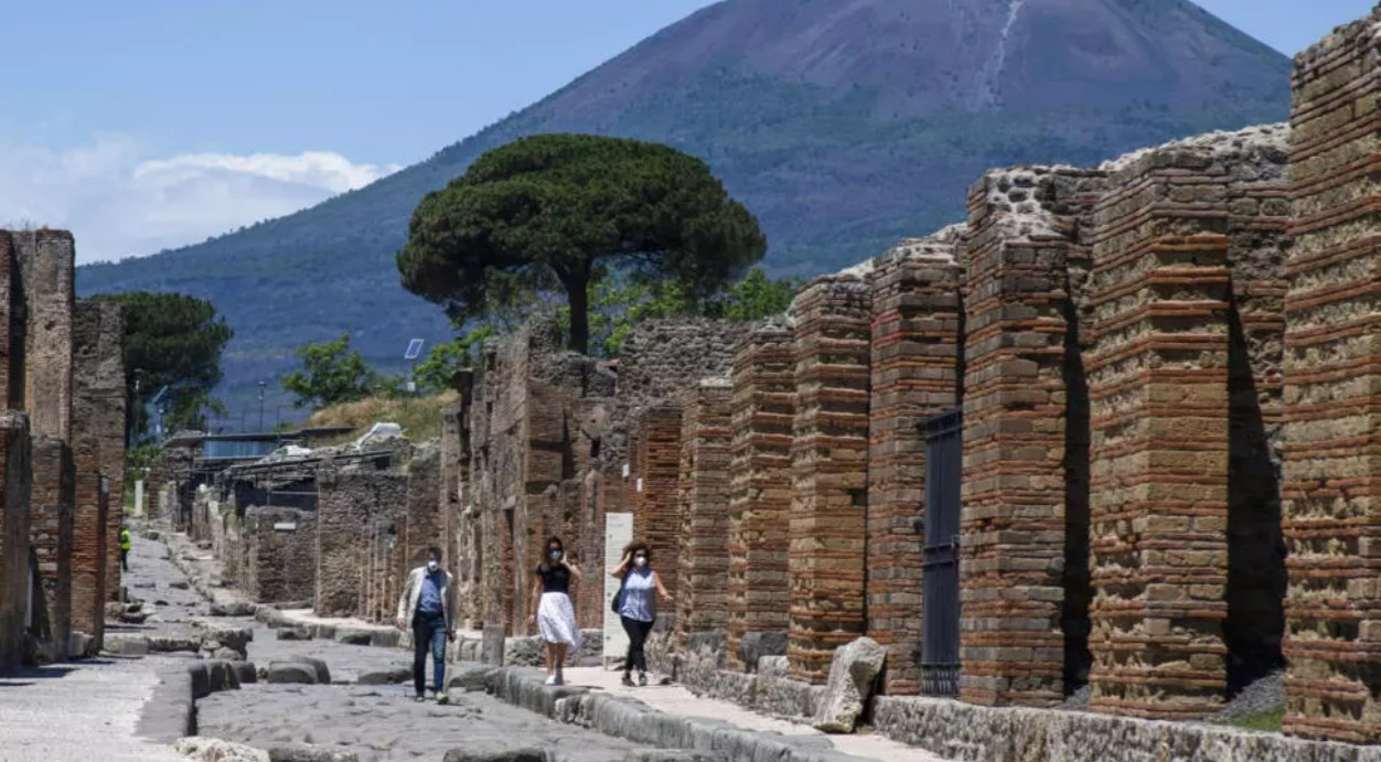 Sítio arqueológico de Pompeia, estabelece limite para visitantes por dia