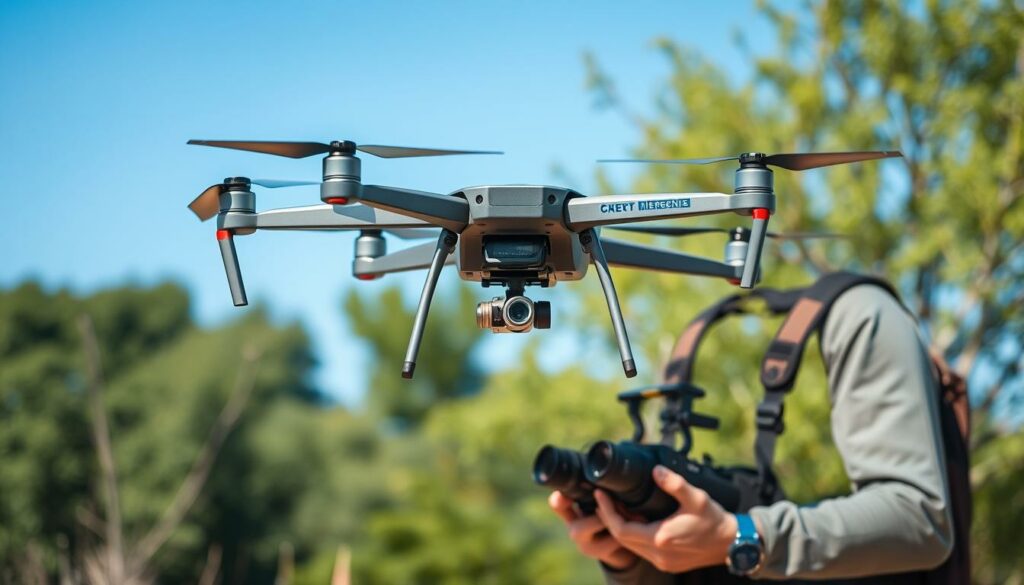 Imagem de um piloto de drone com licença ANAC Imagem de um piloto de drone com licença ANAC